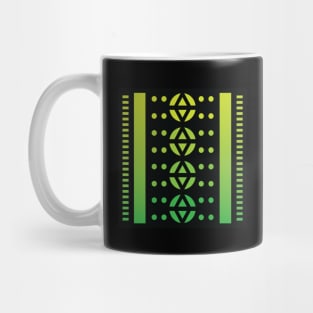 “Dimensional Compass” - V.6 Green - (Geometric Art) (Dimensions) - Doc Labs Mug